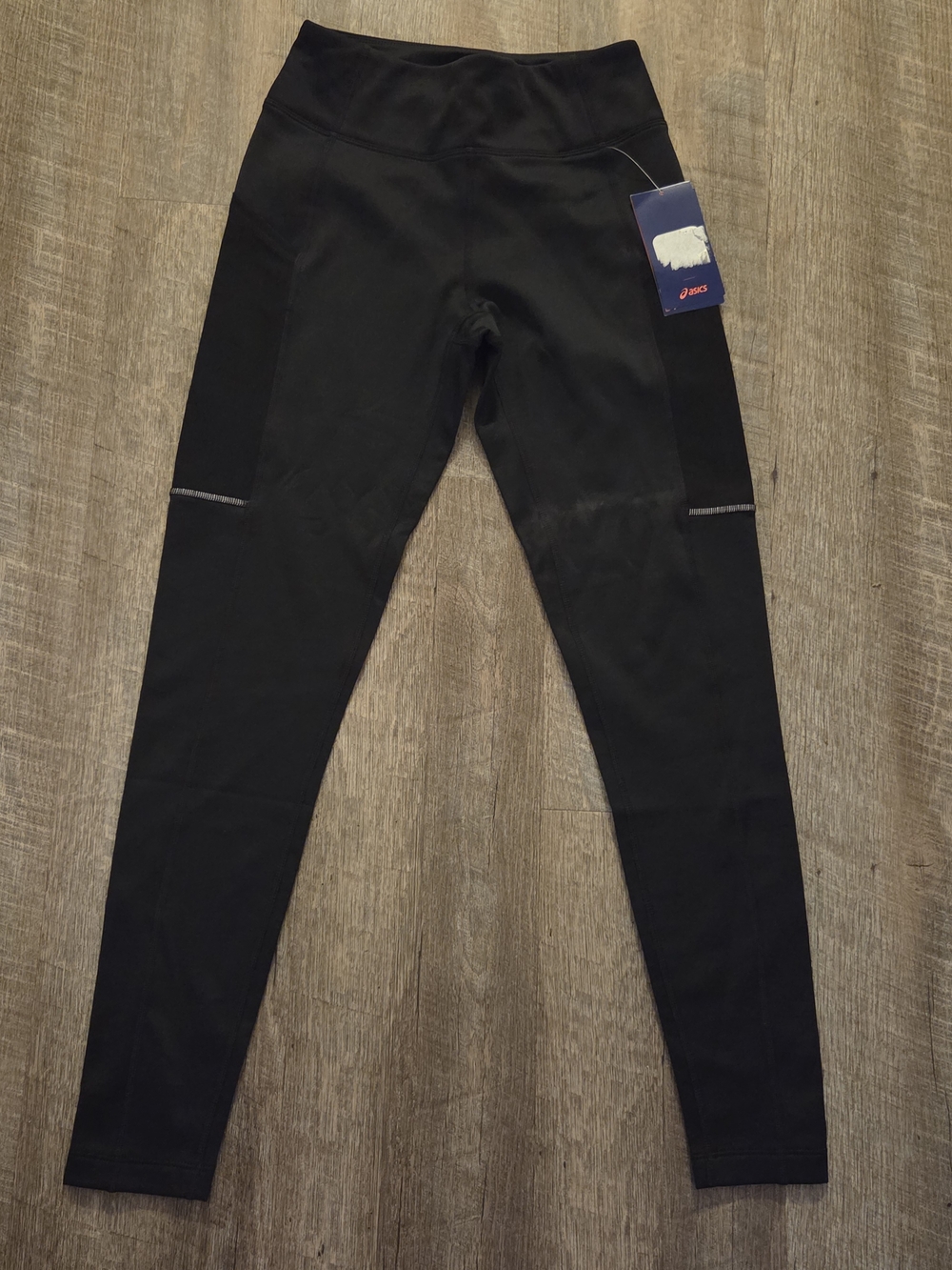 ASICS D1 Women’s Black Running Leggings Size S NWT - Picture 1 of 5
